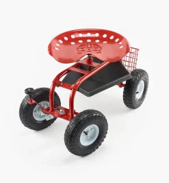 Lee Valley Steerable Rolling Seat With Tool Tray