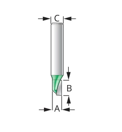 Lee Valley Stubby Straight Bit