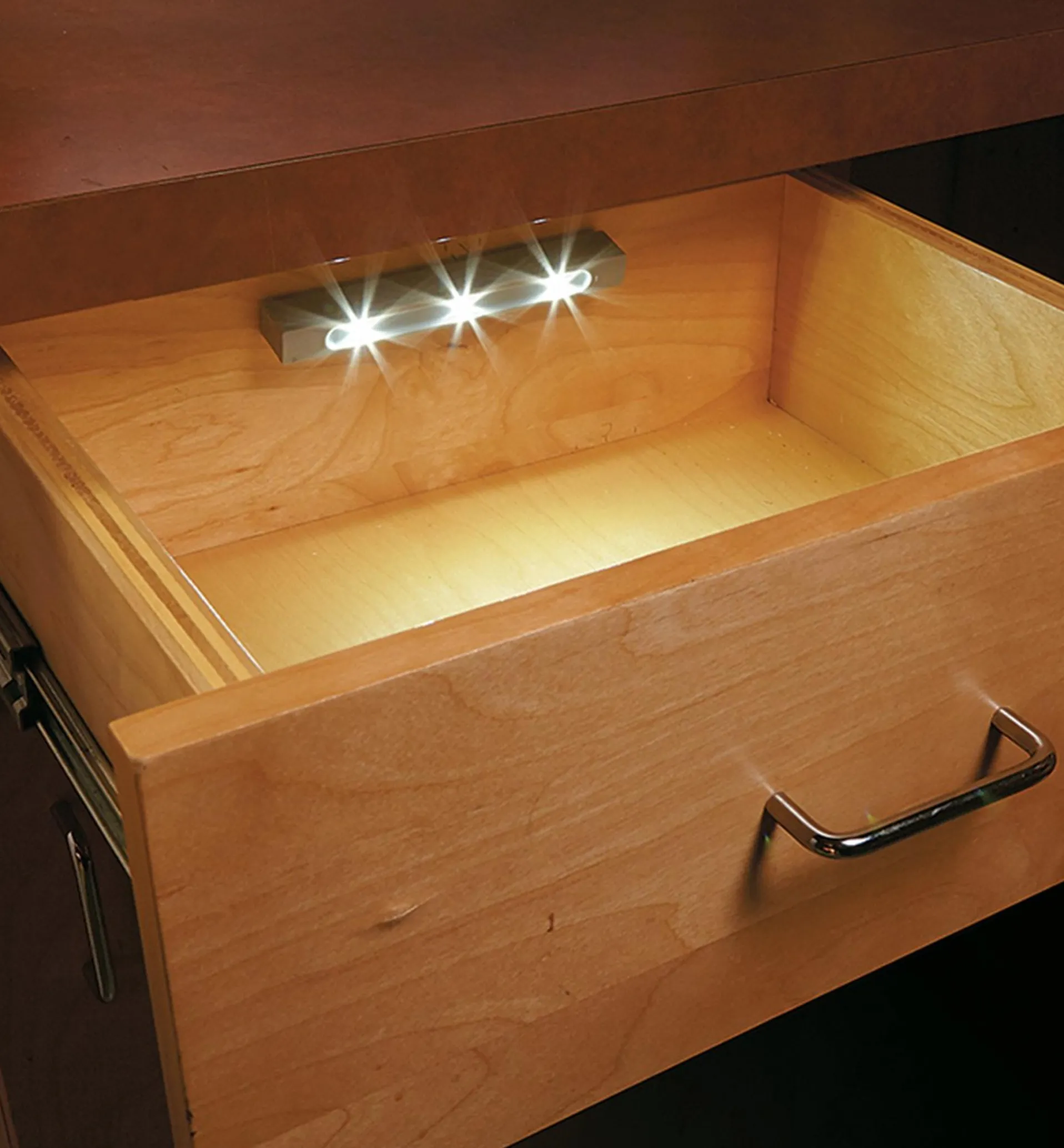 Lee Valley Switchless Drawer Light