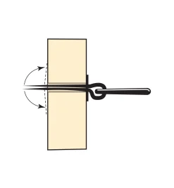 Lee Valley Tansu Split-Pin Plate Handle