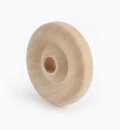 Lee Valley Thin Rounded Wooden Wheels For Toy Vehicles