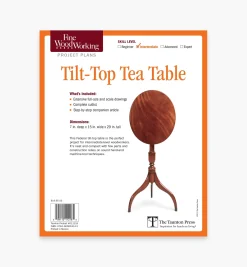 Lee Valley Tilt-Top Tea Table Plan