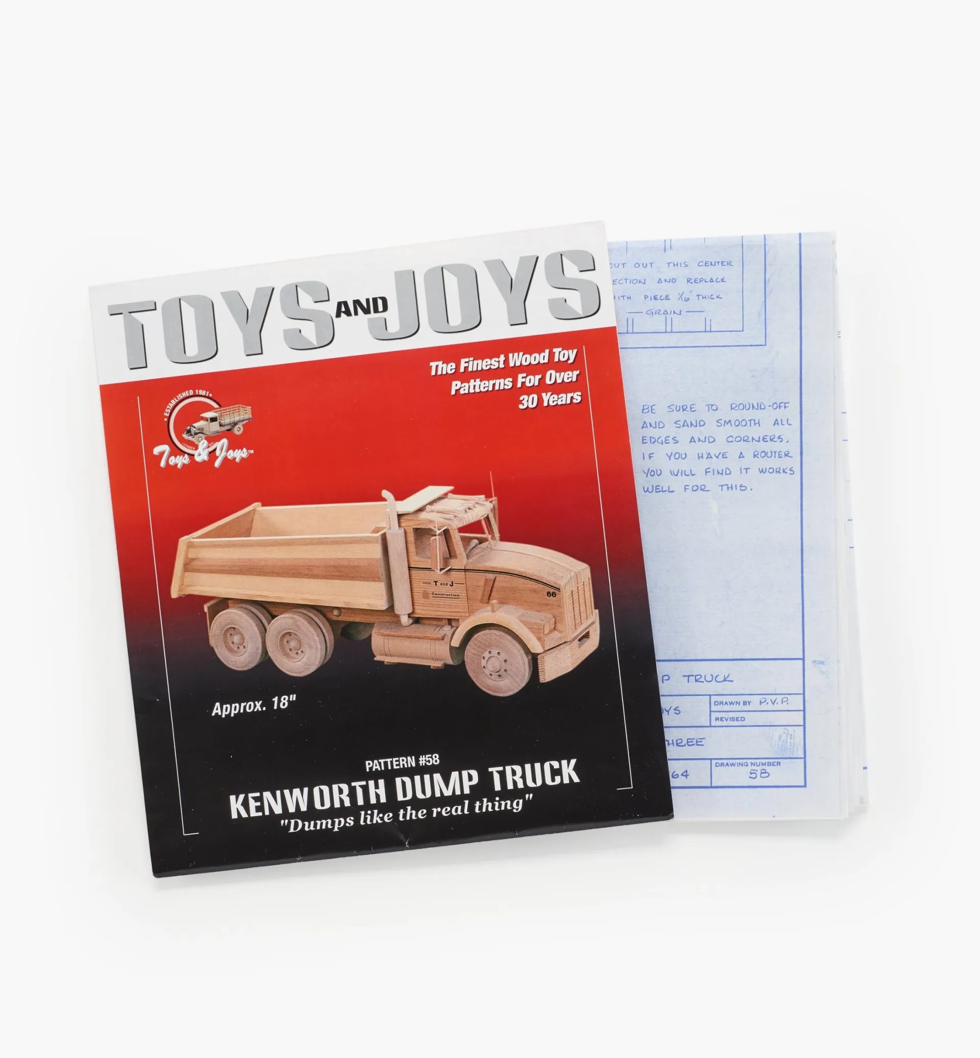 Lee Valley Toy Kenworth Dump Truck Plan