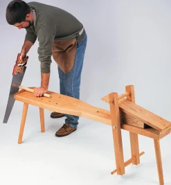 Lee Valley Traditional English Shaving Horse Plan