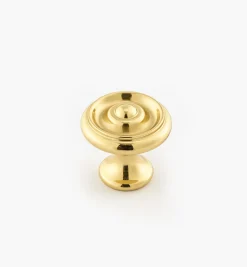 Lee Valley Turned Brass Raised Knobs