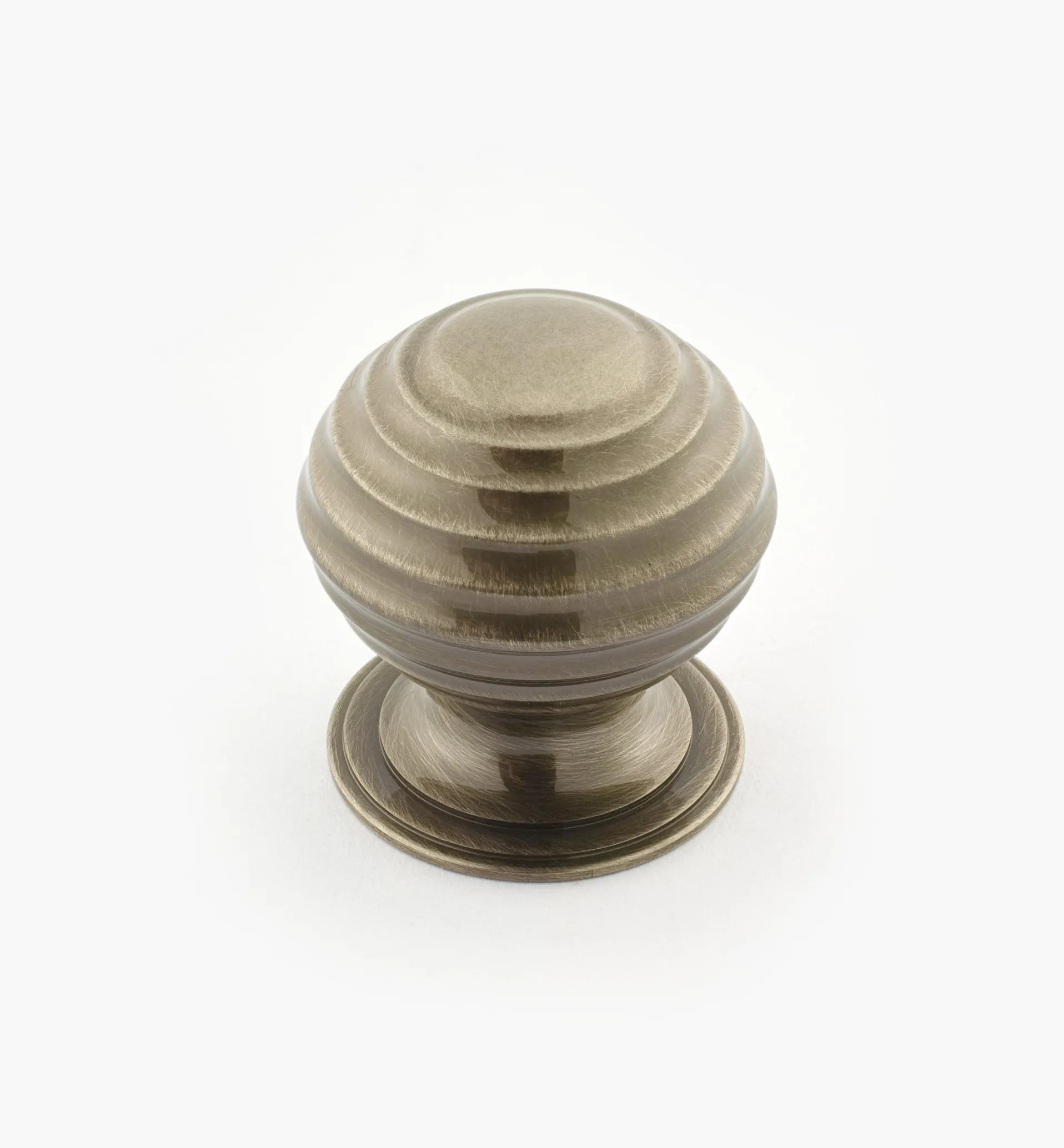 Lee Valley Turned Brass Ridged Knobs