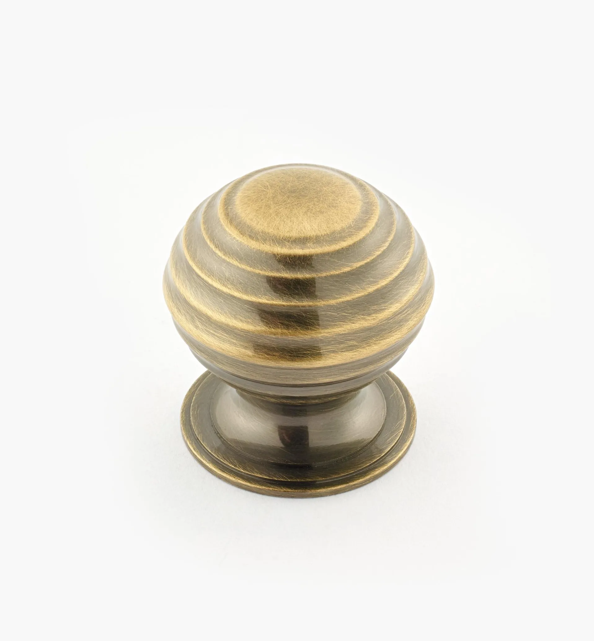 Lee Valley Turned Brass Ridged Knobs