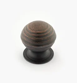 Lee Valley Turned Brass Ridged Knobs