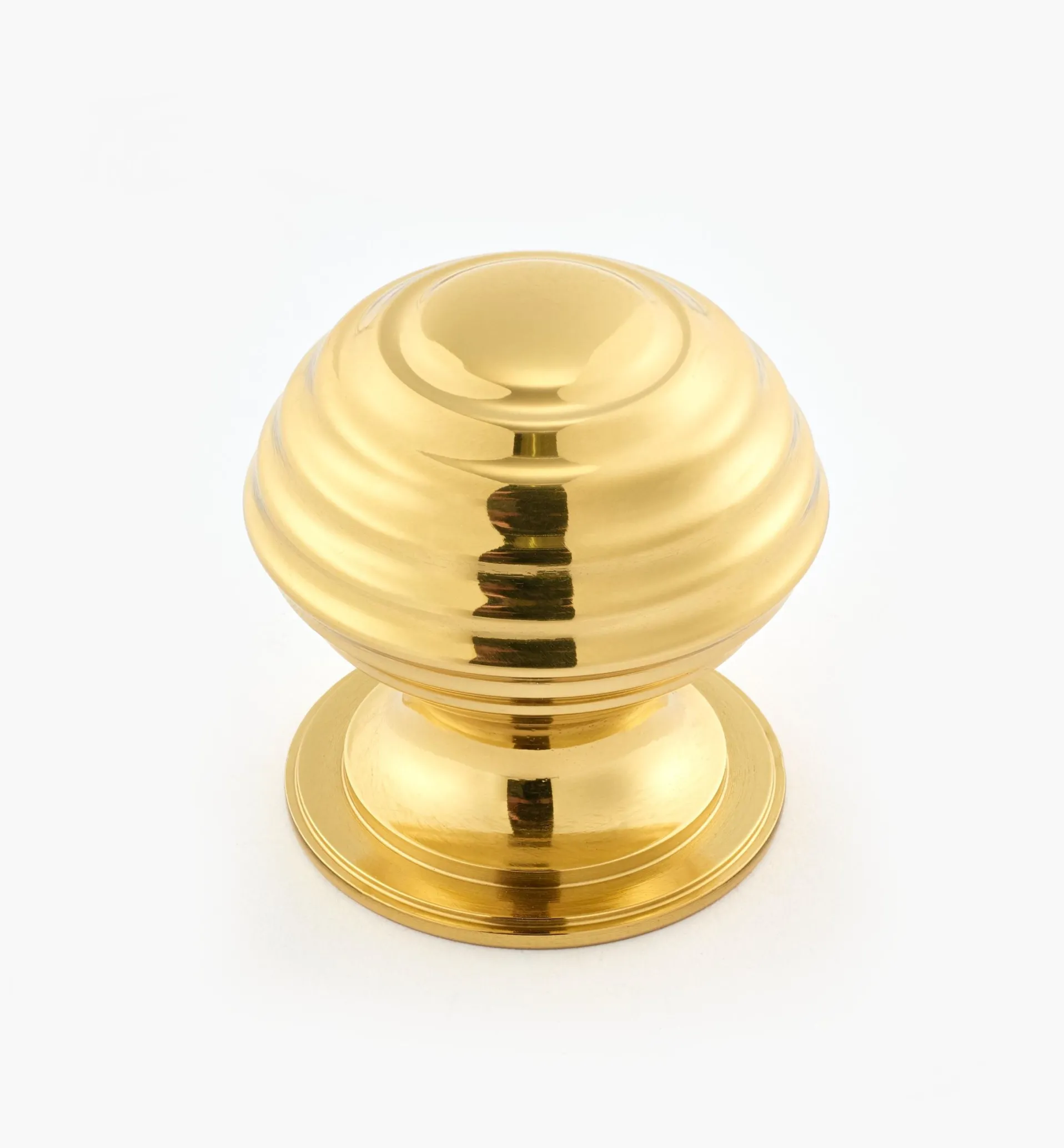 Lee Valley Turned Brass Ridged Knobs