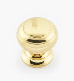 Lee Valley Turned Brass Ring Knobs