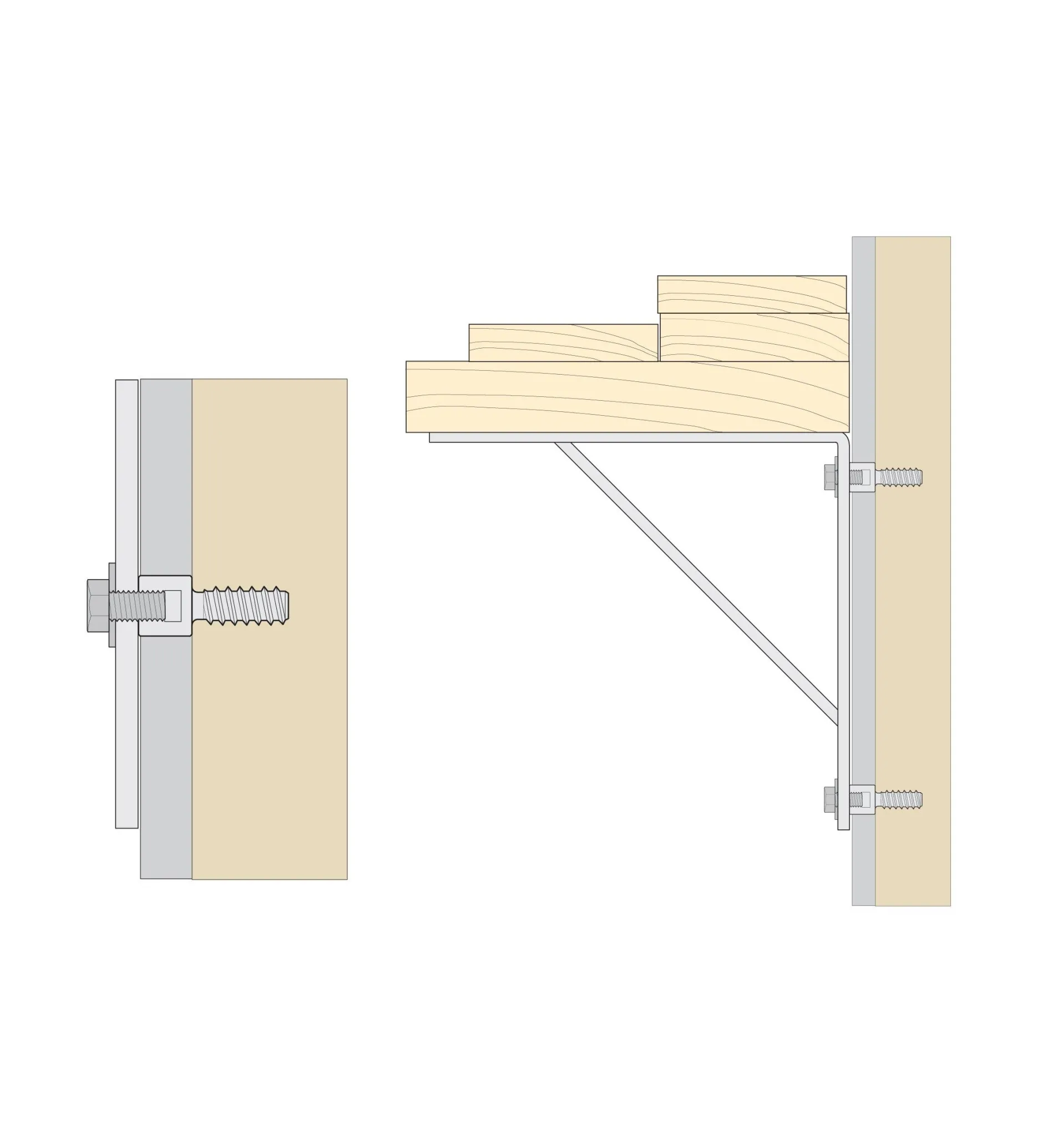 Lee Valley Veritas Drywall Nuts (5/16-18 Thread)