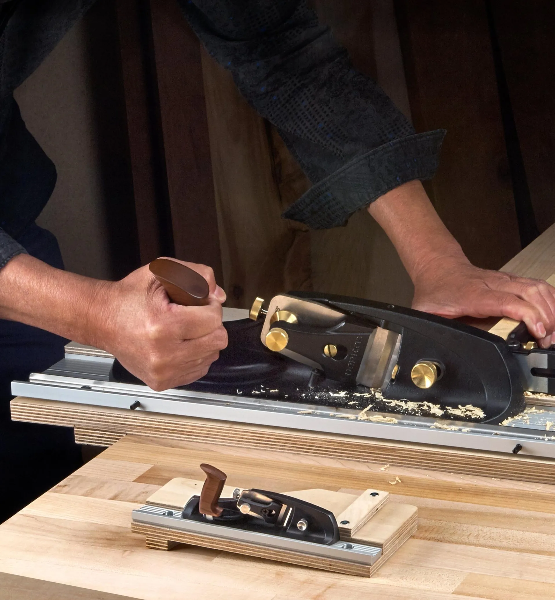 Lee Valley Veritas Miniature Shooting Plane & Board Set