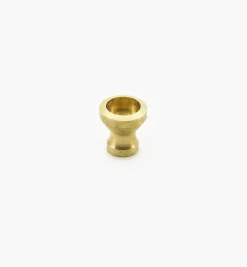 Lee Valley Veritas Smooth-Rimmed Brass Insert Knobs