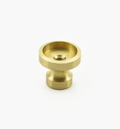 Lee Valley Veritas Smooth-Rimmed Brass Insert Knobs