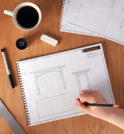 Lee Valley Veritas Spiral-Bound Workshop Design Pad