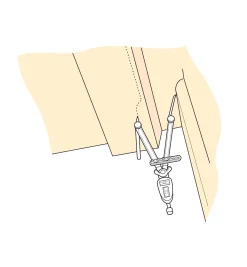 Lee Valley Veritas Transfer/Log Scribe With Case