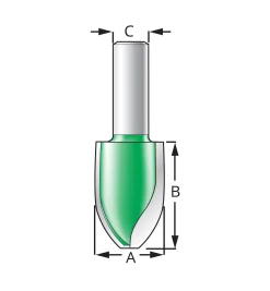 Lee Valley Vertical Cove Panel Raising Bit