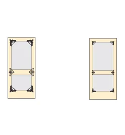 Lee Valley Victorian Screen Door Large Corner Braces