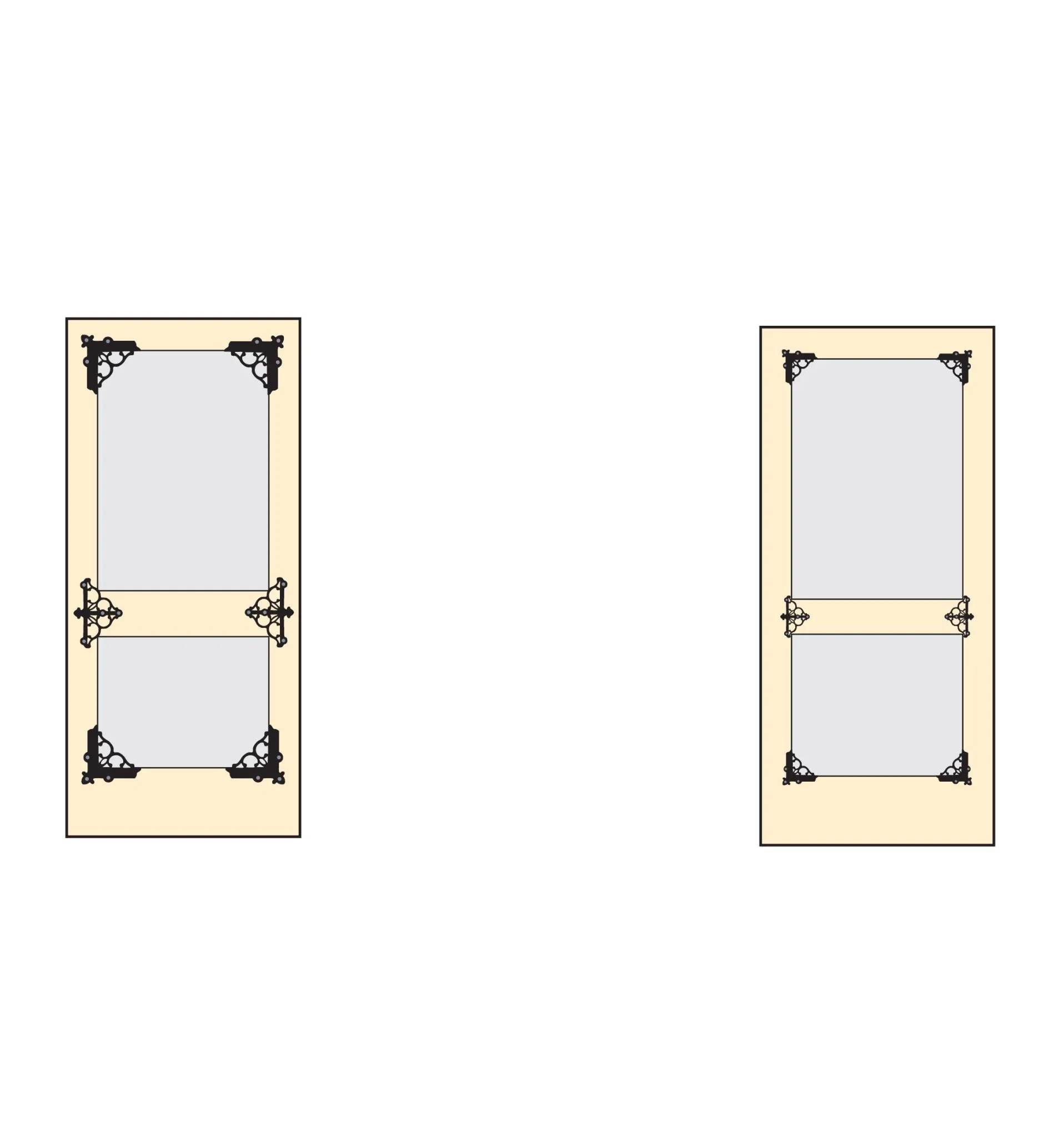 Lee Valley Victorian Screen Door Large Corner Braces