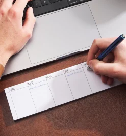 Lee Valley Weekly Tear-Off Planners