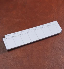 Lee Valley Weekly Tear-Off Planners