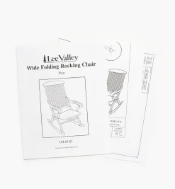 Lee Valley Wide Folding Rocking Chair Plan