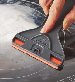 Lee Valley Wide Holder & Orange Plastic Razor Blade