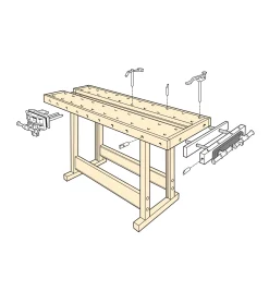 Lee Valley Workbench Plan