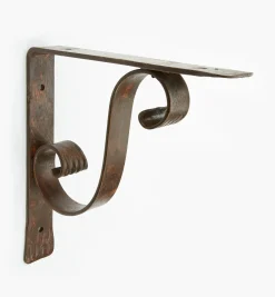 Lee Valley Wrought-Iron Scroll Shelf Bracket