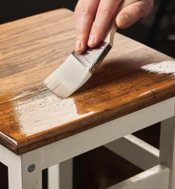 Lee Valley Zibra 2" Angled Stubby-Handle Brush