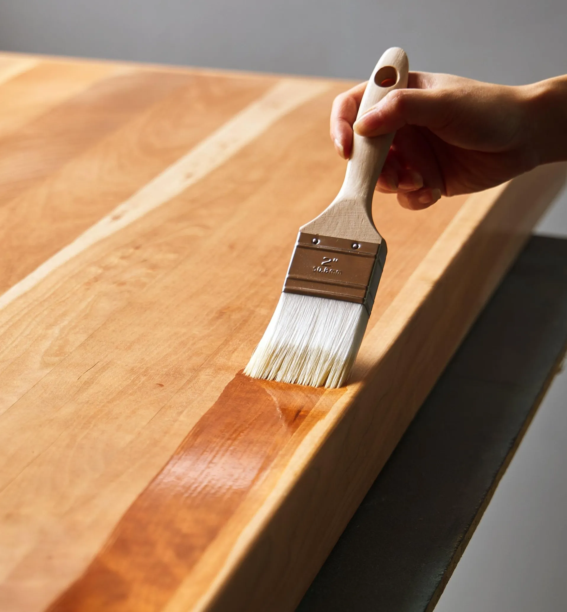 Lee Valley Zibra 2" Chiselled Wedge Brush